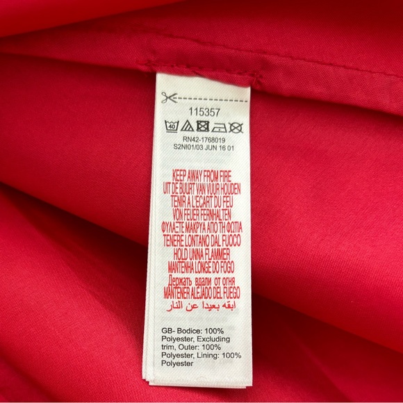 NWOT Monsoon London Truth Red Sequin Top Girls Party Dress - Size 12-13 yr - Picture 9 of 9